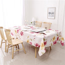 Fuchsia Floral Poly Tablecloth 60" X 90"