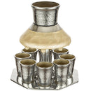 Wine Divider With 8 Cups Pearl