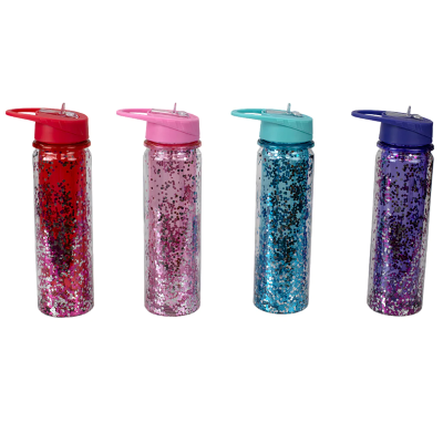 18oz Water Bottle with Glitter