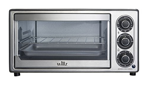 Willz WZ1315J-F3SS 6 Slice, 10" Pizza, 1300W Mechanical Control, Black