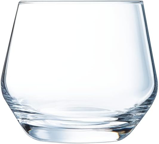 Chef&Sommelier - Lima Collection - 6 Crystalline Tumblers - Modern and Elegant Design - High Durability - Complete Transparency - 35 cl