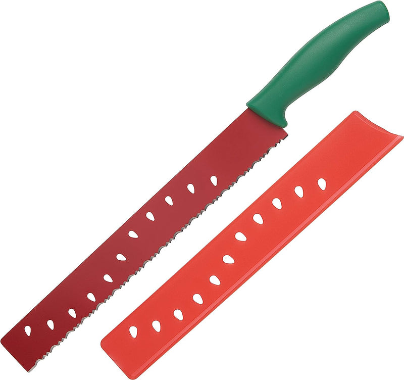 Kuhn Rikon Original Melon Knife Color, Red/Green