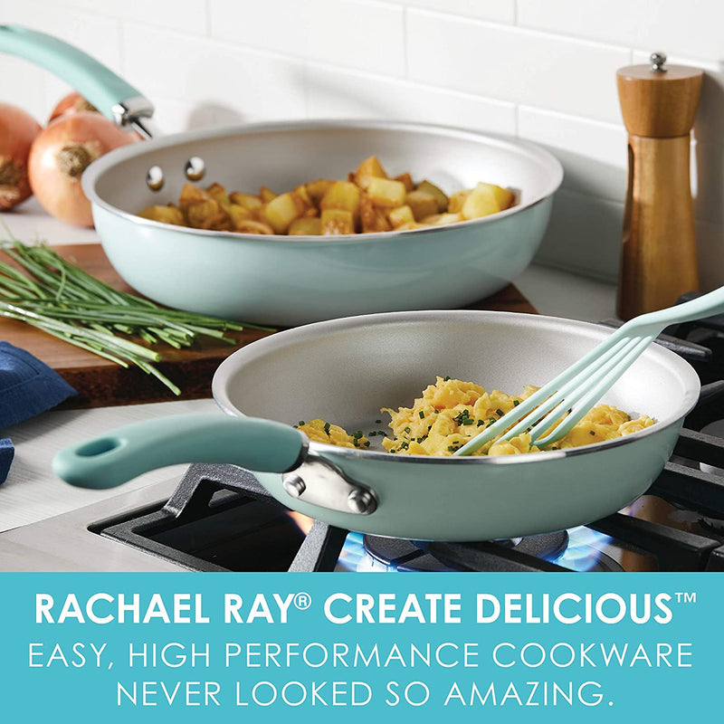 Rachael Ray Create Delicious Nonstick Frying Pan Set / Fry Pan Set / S