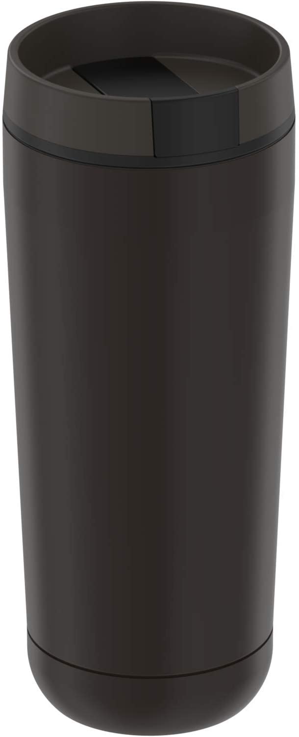 Thermos Guardian Collection 18 Ounce, Black Stainless Steel Travel Tumbler