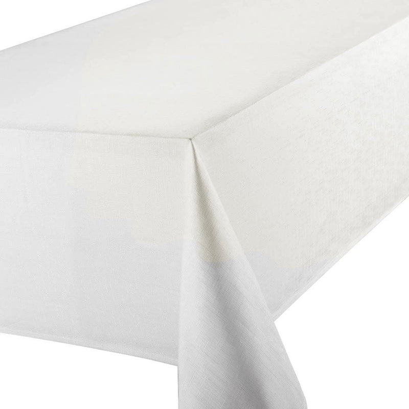 White Fabric  Table Cloth 52x90