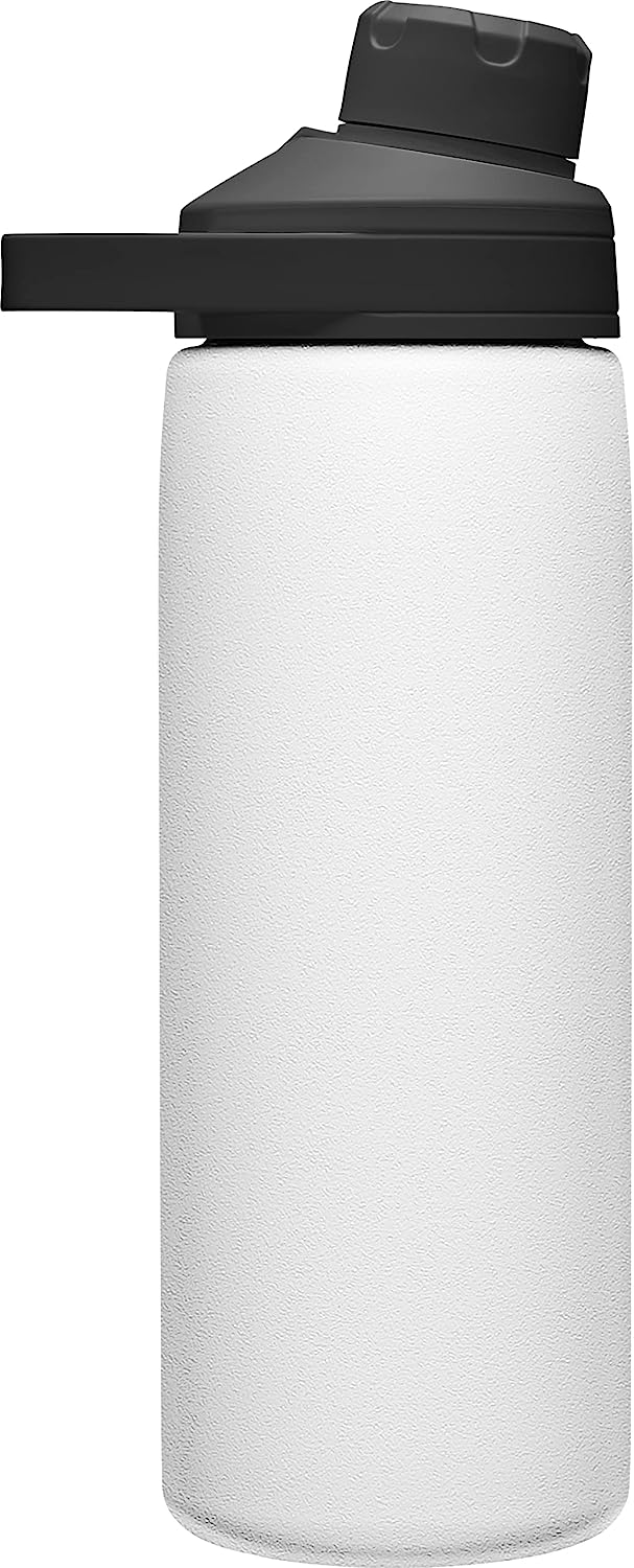 CamelBak Chute Mag 20 oz Vacuum Insulated Stainless Steel Water Bottle, White