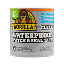 Gorilla Waterproof Patch & Seal Tape, 4" x 8', Clear, (Pack of 1)
