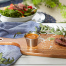 RSVP International Kitchen Prep Bowl Collection Stainless Steel, Dishwasher Safe, Sauce Cups, Set of 24, Silver