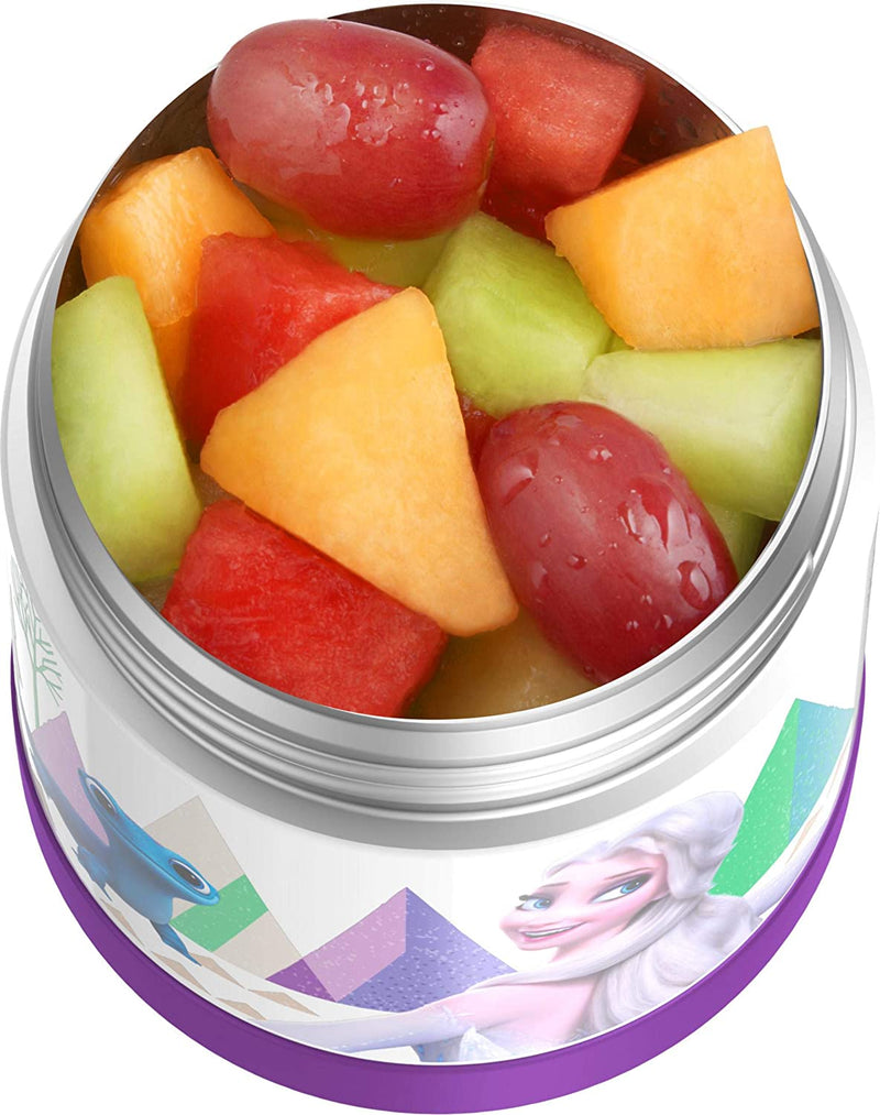 THERMOS FUNTAINER 10 Ounce Stainless Steel Vacuum Insulated Kids Food Jar, Frozen 2