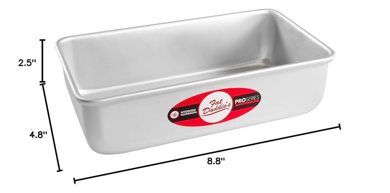 Fat Daddios Anodized Aluminum, Bread Pan Oblong, 9 in x 5 in x 2 1/2 in