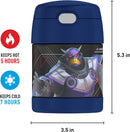 Disney Pixar Lightyear THERMOS FUNTAINER 10 Ounce Stainless Steel Vacuum Insulated Kids Food Jar with Spoon, Lightyear