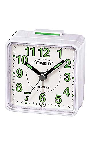 Casio Travel Beep Alarm Clock - White