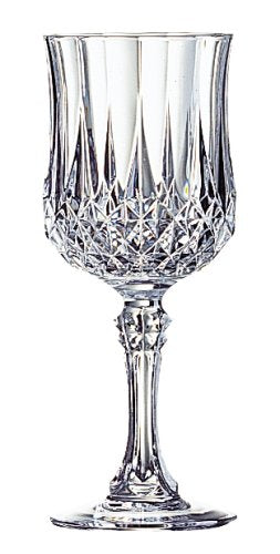 Luminarc Arc International Longchamp Diamax Wine Glasses (Set of 4), 5.5 oz, Clear