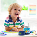 THERMOS FUNTAINER 10 Ounce Stainless Steel Vacuum Insulated Kids Food Jar with Spoon, Baby Shark