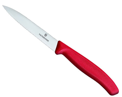Victorinox 3.25 Red Serrated Paring Knife