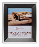 Uniware 8" x 10", Black Picture Frames MDF Wood Smooth Wrap Finish
