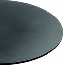 Kuhn Rikon 9.5-inch round energy saver and flame protector in aluminum, shown on a white background.