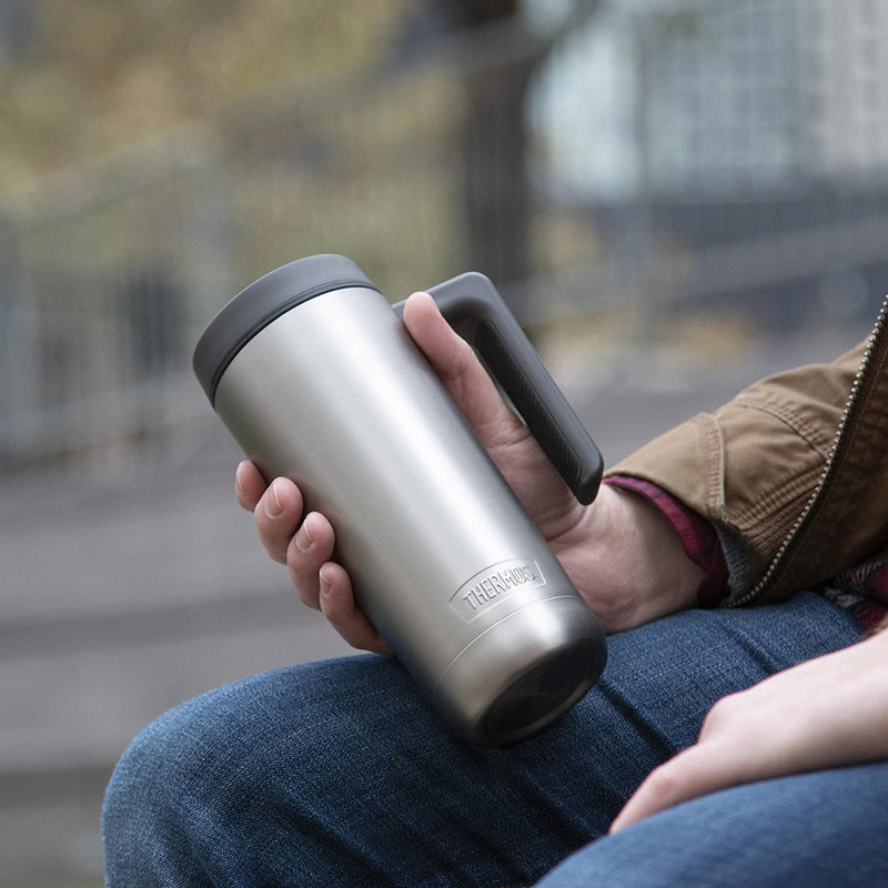 Thermos Guardian 18 oz. Black Stainless Steel Vacuum-Insulated