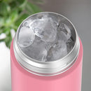 THERMOS FUNTAINER 16 Ounce Stainless Steel Vacuum Insulated Bottle with Wide Spout Lid, Pink