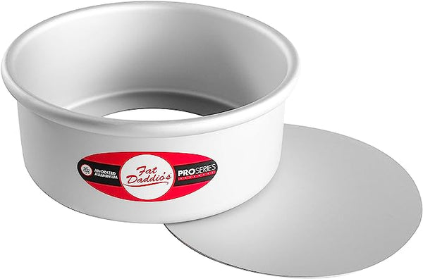 Fat Daddios Anodized Aluminum, Round Removable Bottom Pan, 7 in x 3 in