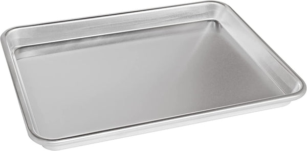 Fat Daddios Natural Aluminum, Quarter Sheet Pan, 9 1/2 in x 13 in x 1 in