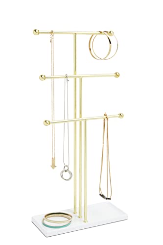 Umbra Trigem Jewelry Stand, Gold