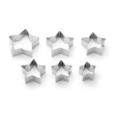 Fox Run 6 Piece Star Cookie Cutter Set