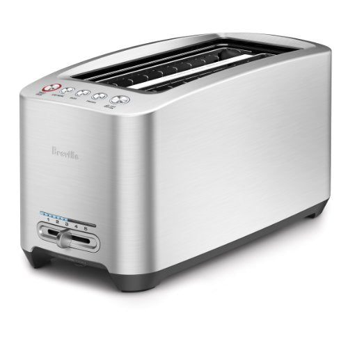 Breville Smart Toaster, 14.9 x 7.7 x 7.5 inches, Stainless Steel