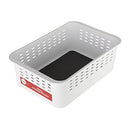 Copco Basics Small Storage Basket, 8" X 12" X 4" White