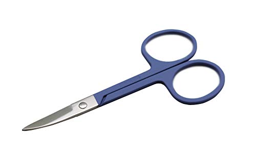 Professional Stainless Steel Cosmetic Curved Scissors