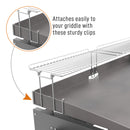 Yukon Glory Griddle Warming Rack, perfect for keeping food warm while cooking.
