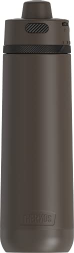 THERMOS Stainless Steel Hydration Bottle, 24 Ounce, Espresso Black