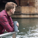 Thermos Guardian Collection 18 Ounce, Blue Stainless Steel Travel Tumbler