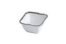 Pampa Bay Salerno Porcelain Square Snack Bowl, White